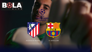 Prediksi pertandingan Atletico Madrid vs Barcelona hari ini 15 April 2026 pukul 02.00 WIB di stadion dengan latar lampu sorot