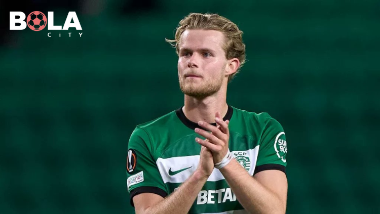 Manchester United pantau Morten Hjulmand. bolacity ungkap target transfer gelandang Sporting CP.