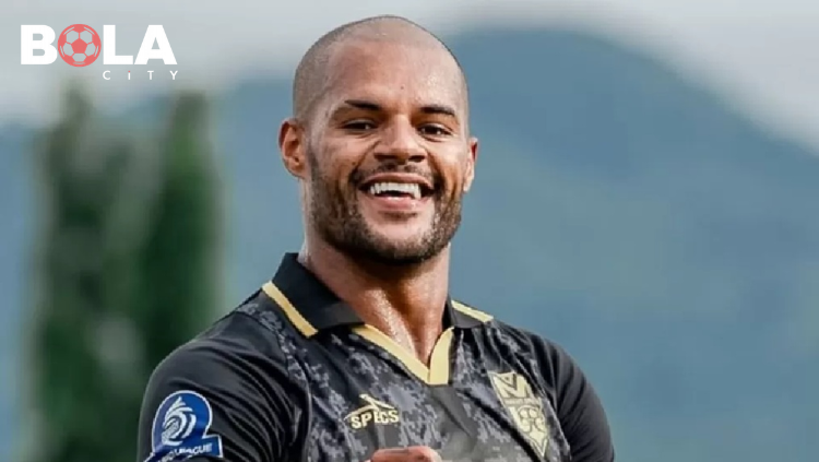 David da Silva selebrasi gol Borneo FC vs Malut United dalam misi kejar top skor BRI Super League 2026 - bolacity