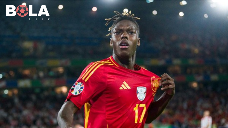 Nico Williams seragam Athletic Bilbao menjadi target transfer Arsenal di bursa musim panas 2026